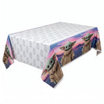Star Wars The Mandalorian Baby Yoda Plastic Table Cover for Kids' Birthday Parties