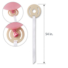 Essential Latex Balloon Ties with Ribbon - Pack of 50