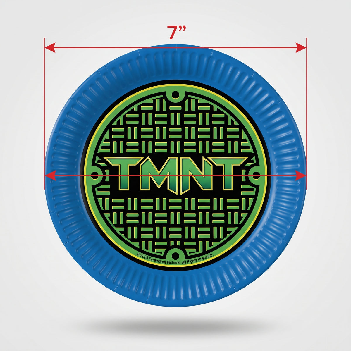 Teenage Mutant Ninja Turtles 7" Round Paper Plates - 8 Pack