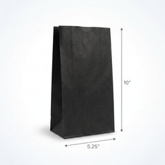 Black Paper Treat Bags - 12 Pack