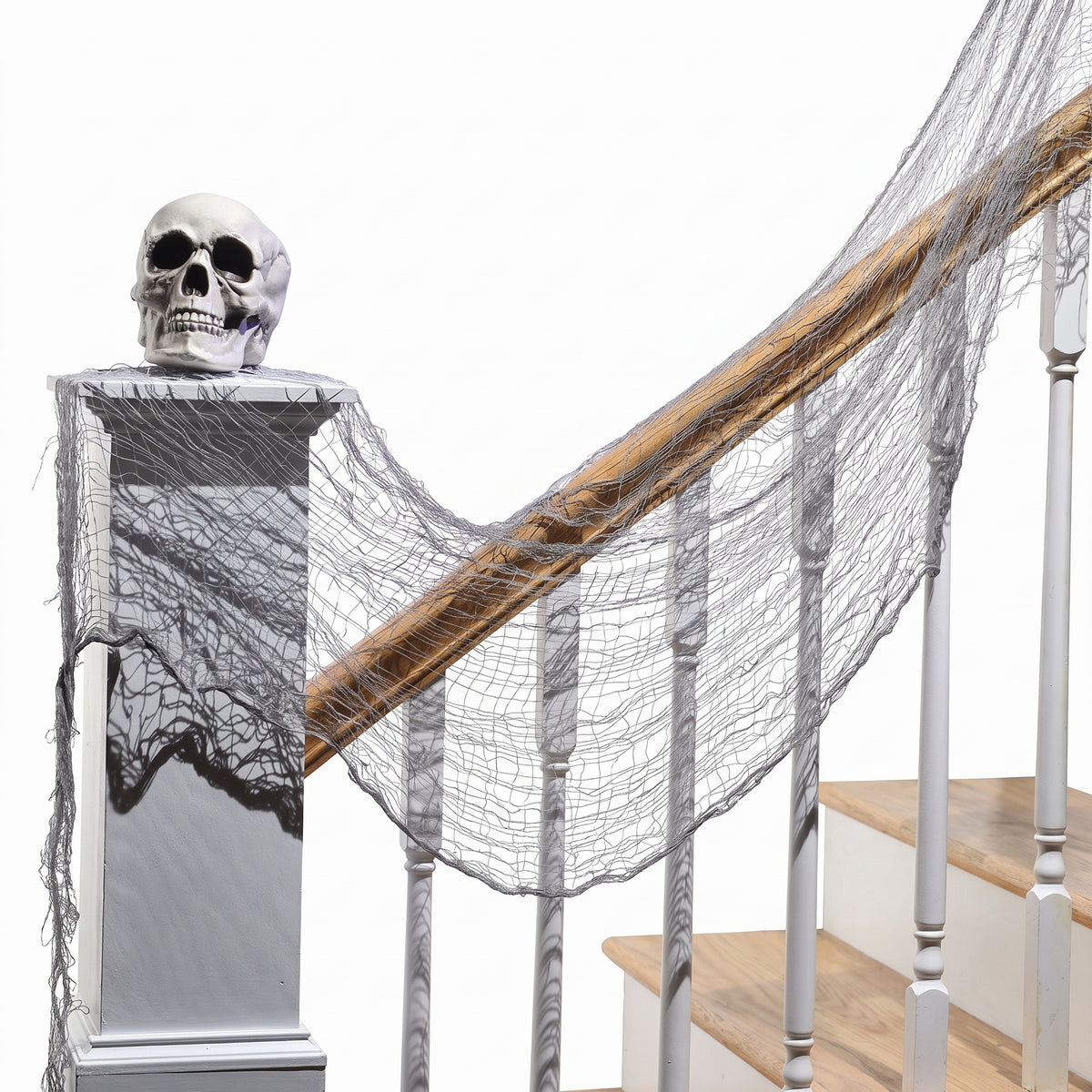 Creepy Gray Tattered Halloween Gauze Cloth Decoration