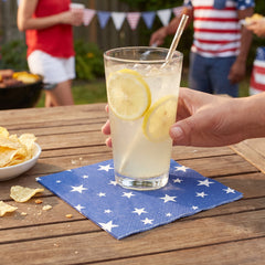 Home of the Brave Patriotic Beverage Napkins - 5 In. X 5 In.