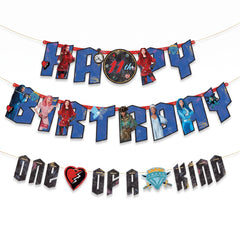 Descendants 4 Birthday Banner Kit
