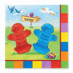 Candyland Beverage Napkins for Kids' Parties - 5 In. X 5 In.