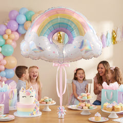 Magical Rainbow Unicorn Foil Balloon
