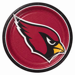 Arizona Cardinals 9" Round Paper Plates - NFL Party Supplies