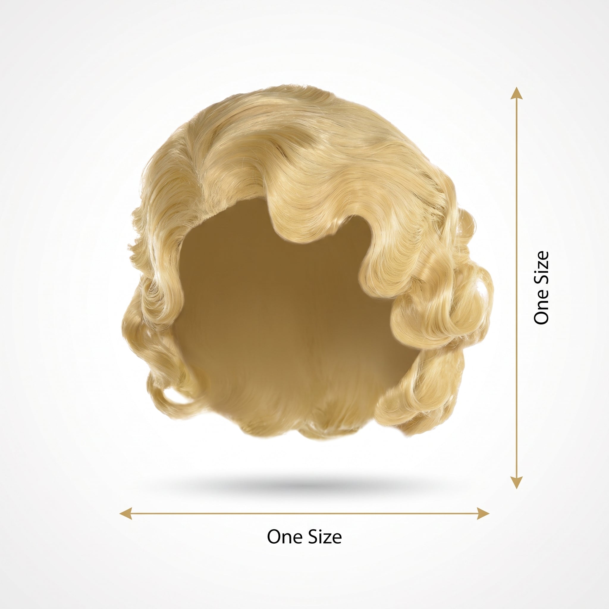 Blonde 1920s Finger Wave Wig - Timeless Flapper Style for Halloween
