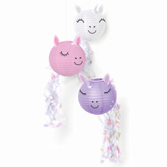 Enchanted Unicorn Hanging Lanterns - 3 Pack