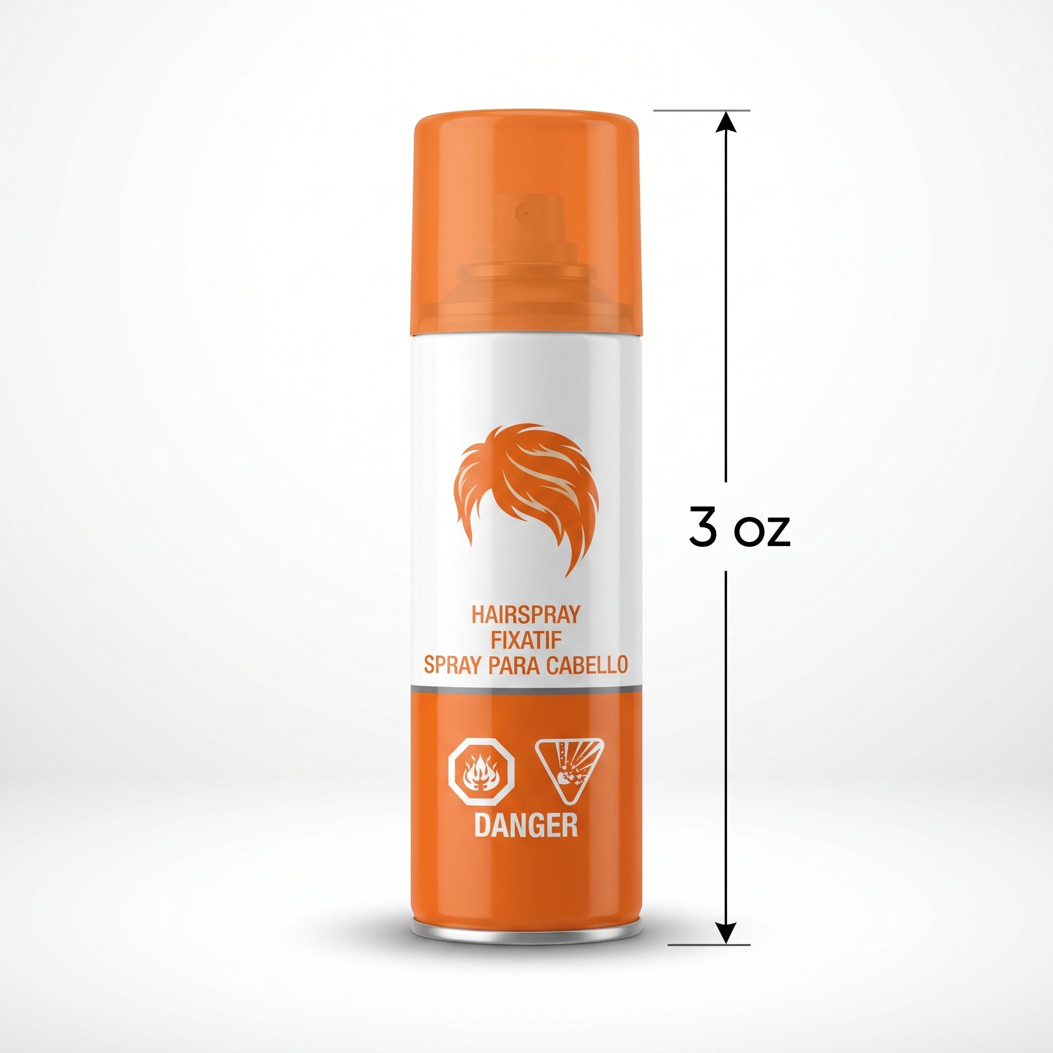 Vibrant Orange Hair Spray - Team Spirit Edition