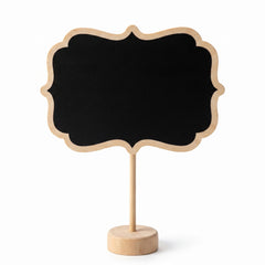 Elegant Standing Wood Chalkboard Sign