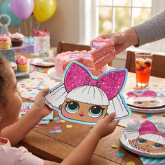 LOL Surprise! Prismatic Dessert Plates - 7" Shaped Party Plates, 8 Pack