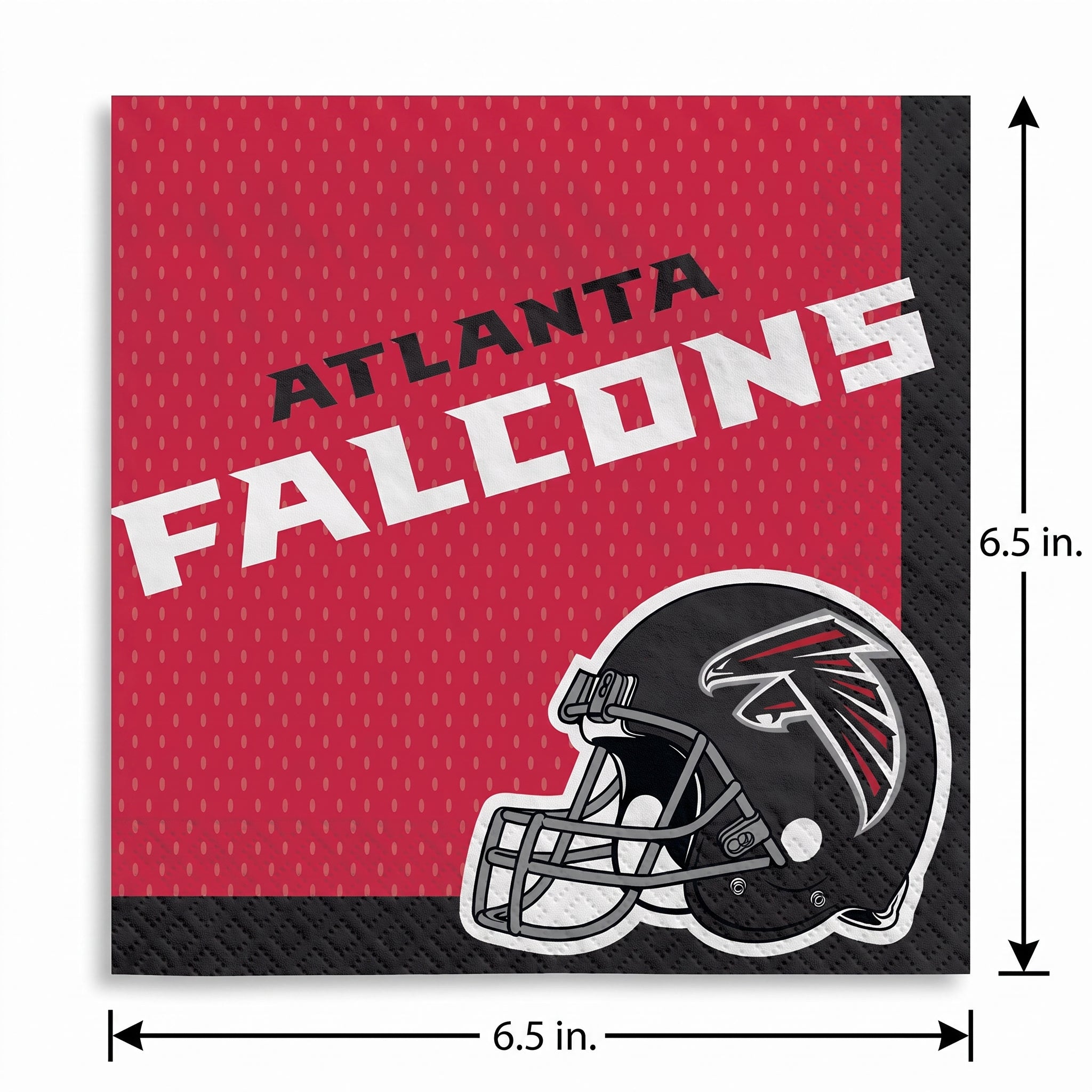 Atlanta Falcons NFL Lunch Napkins - 6.5 In. x 6.5 In.
