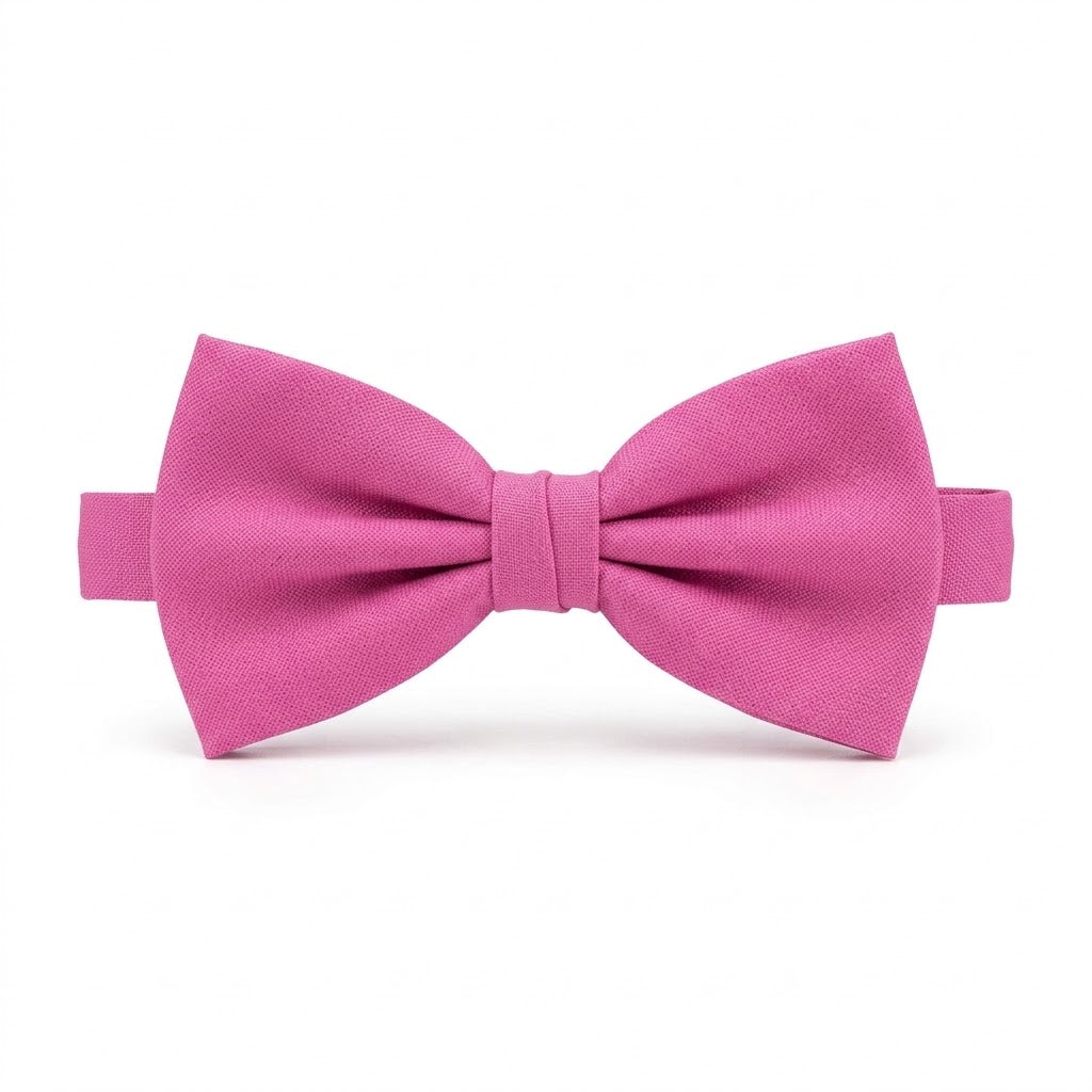Bright Pink Bow Tie Costume Accessory