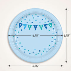 It's a Boy Baby Shower Paper Plates - 6.75"
