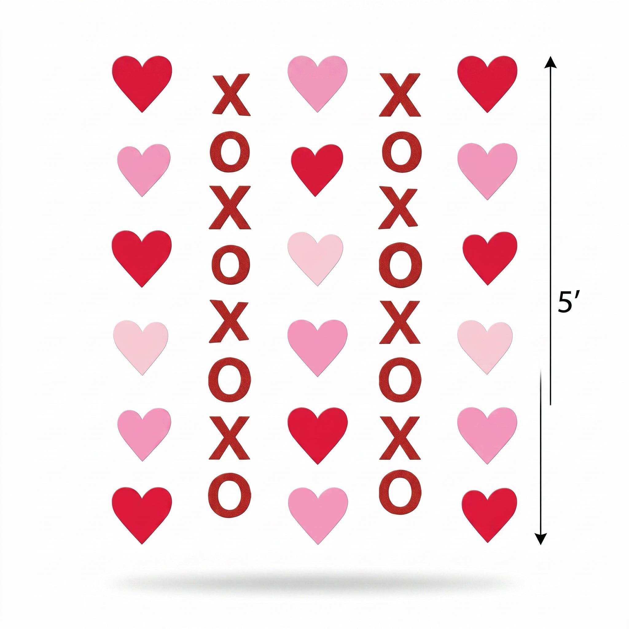 Valentine's Day XOXO Heart Hanging Decorations