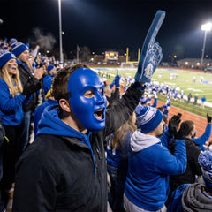 Royal Blue Full Face Mask - Team Spirit Costume Accessory