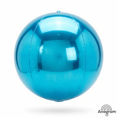 Aqua Orbz Metallic Foil Balloon