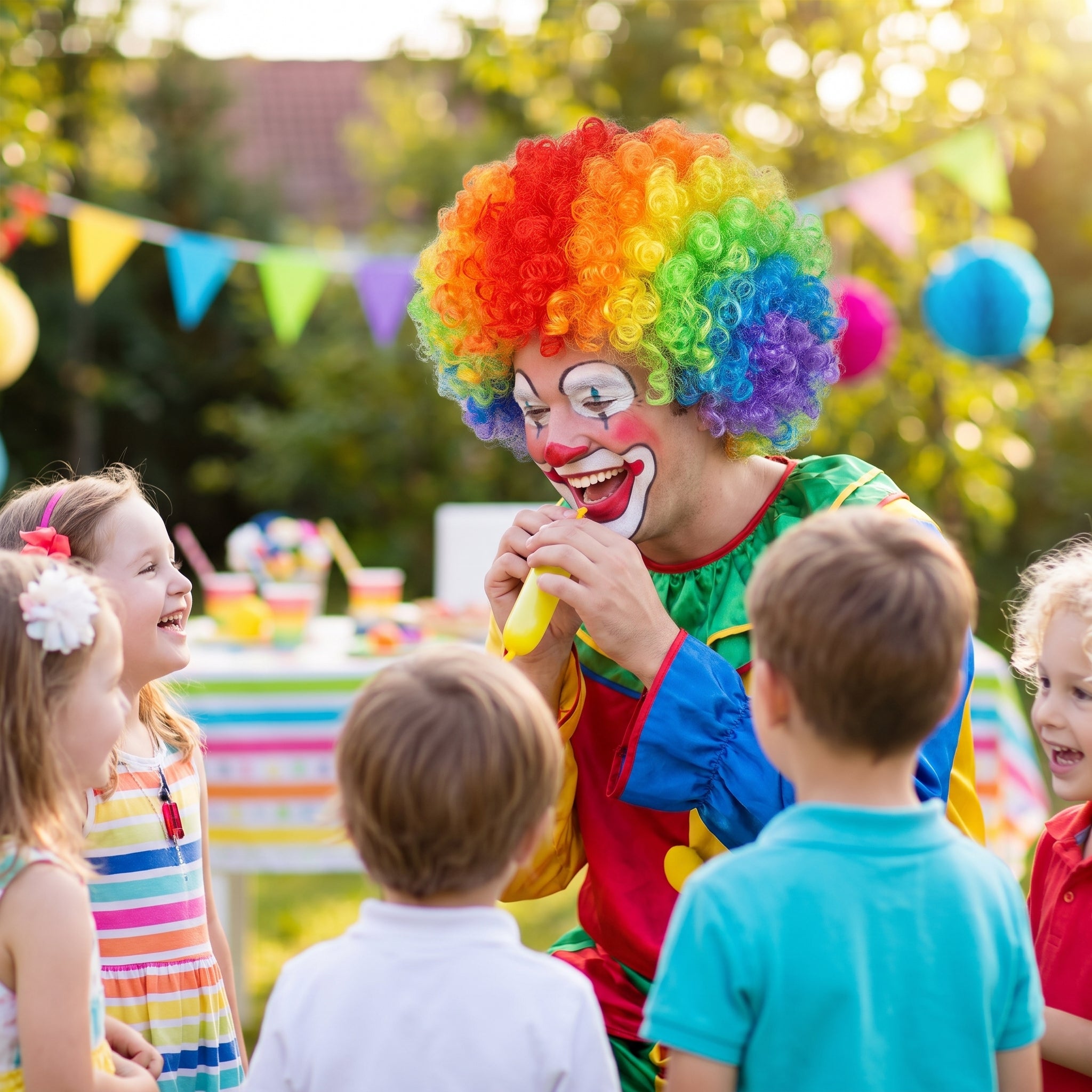 Jumbo Clown Costume Wig