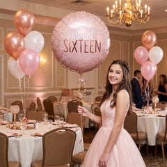 Sweet Sixteen Blush Foil Balloon