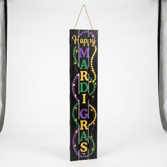 Mardi Gras Masquerade Hanging Sign