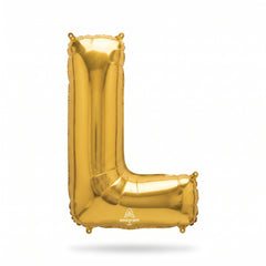 Gold Foil Letter L Balloon