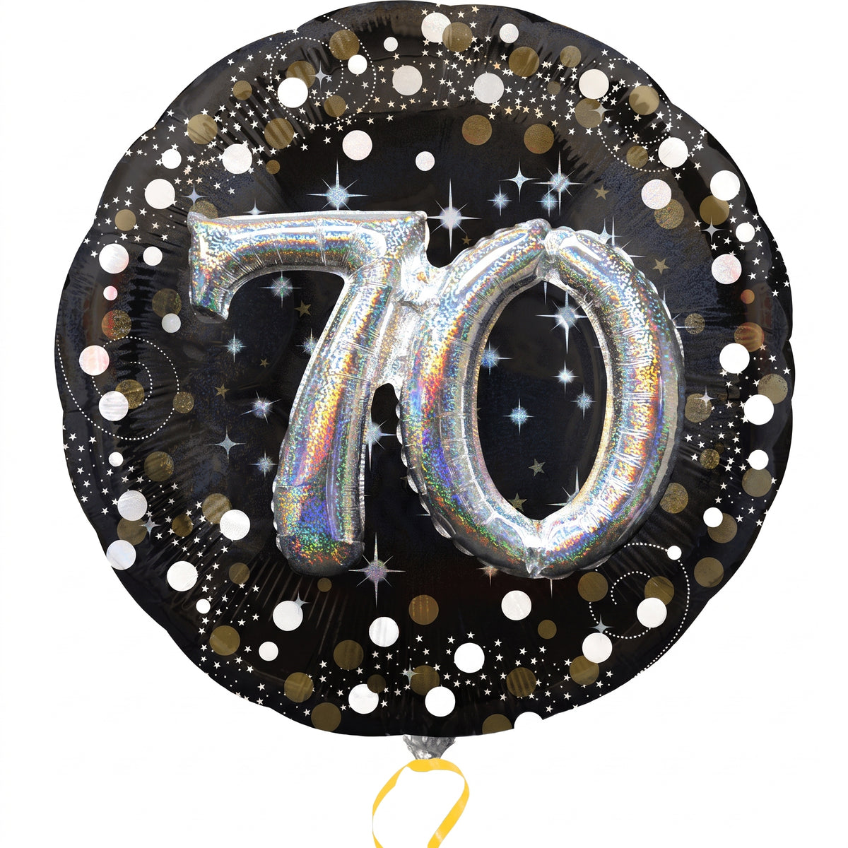 Sparkling 70th Birthday Foil Balloon