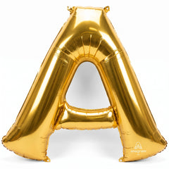 Gold Foil Letter A Balloon