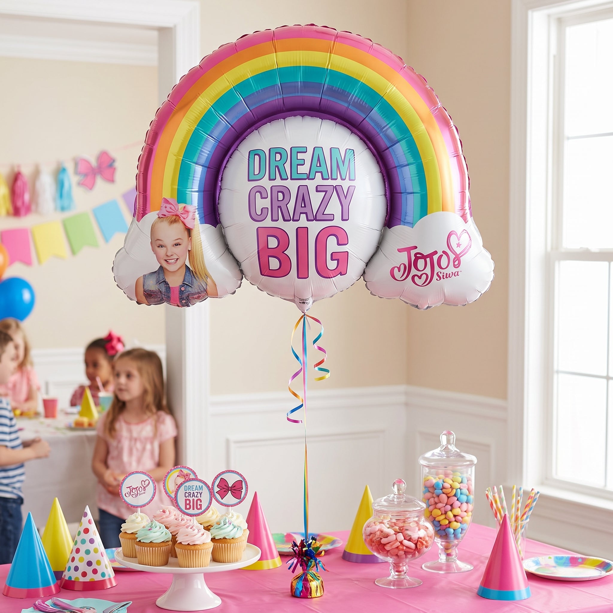 Dream Crazy Big JoJo Siwa Foil Balloon