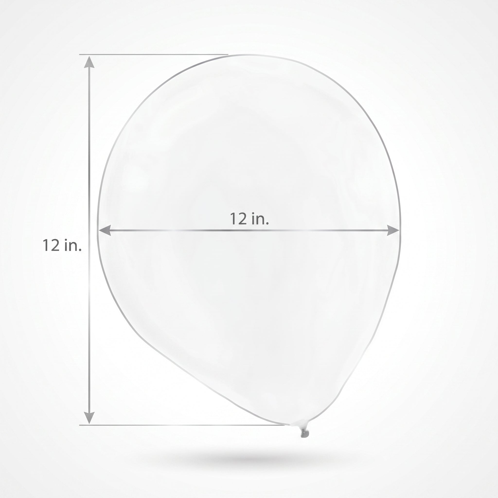 White Pearl Latex Balloons - 12" | 15-Pack