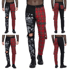 Men's Punk Pants Costume Accessory - Size S/M