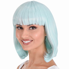 Cool Mint Long Bob Wig