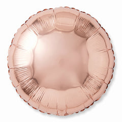 Elegant Rose Gold 18" Foil Circle Balloon