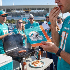 Miami Dolphins NFL Luncheon Napkins - 6.5 In. x 6.5 In.