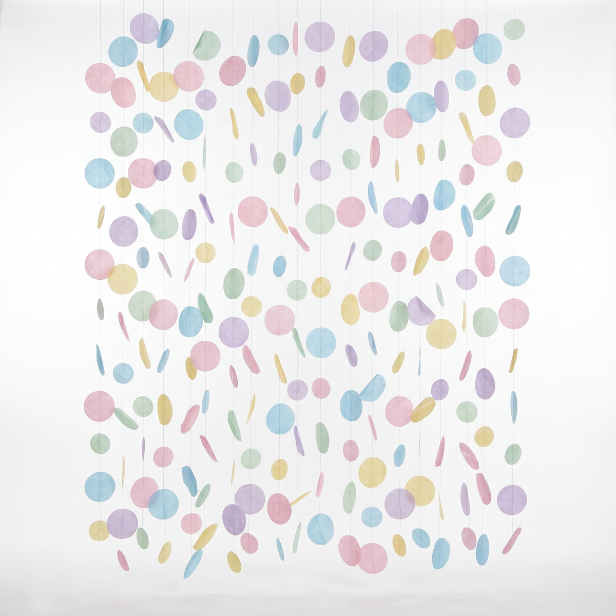 Pastel Circle Tissue Backdrop Decoration