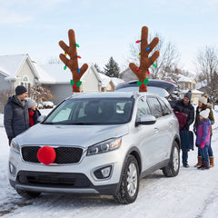 Festive Reindeer Car Decoration Kit
