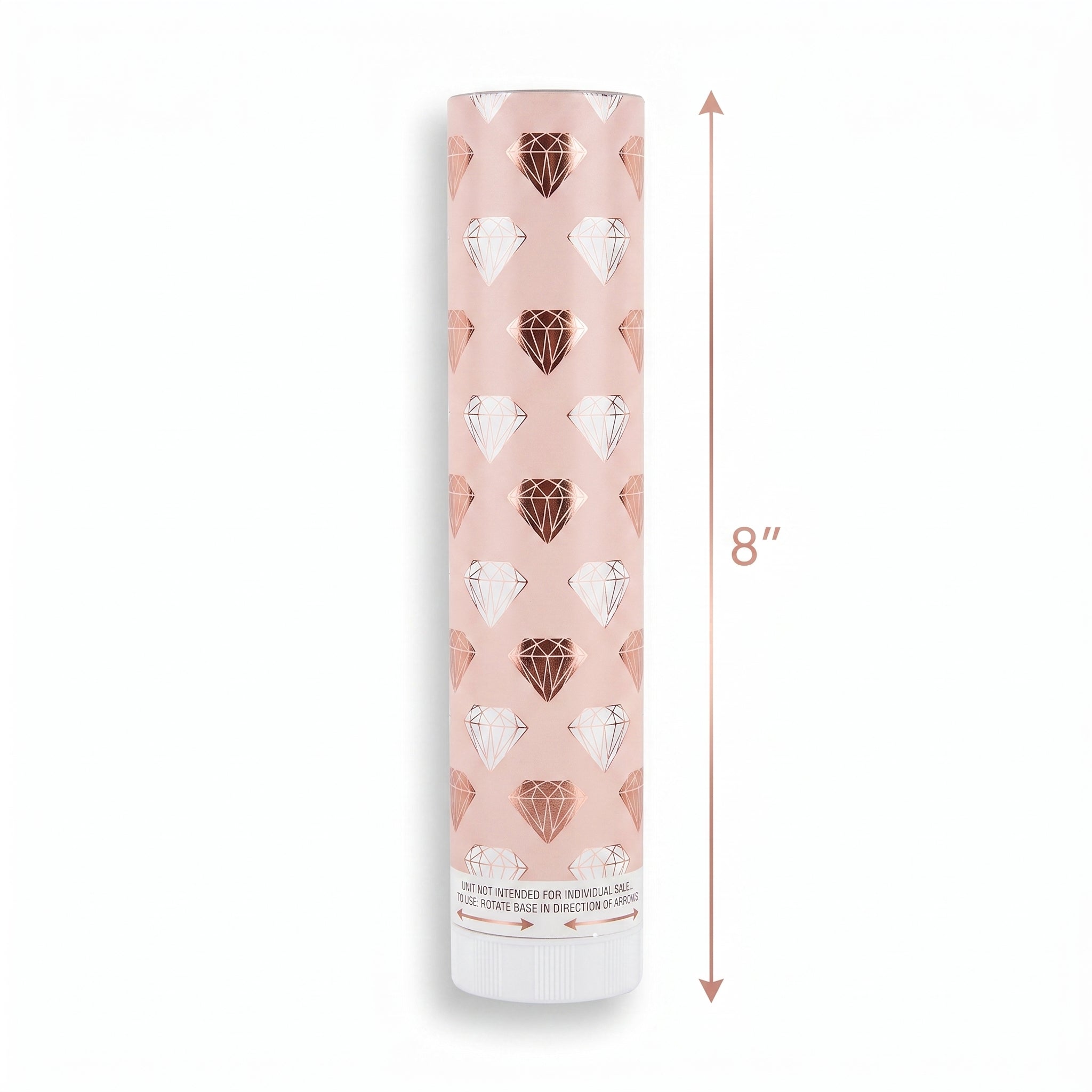 Blush Pink Birthday Confetti Popper - 2 Pack