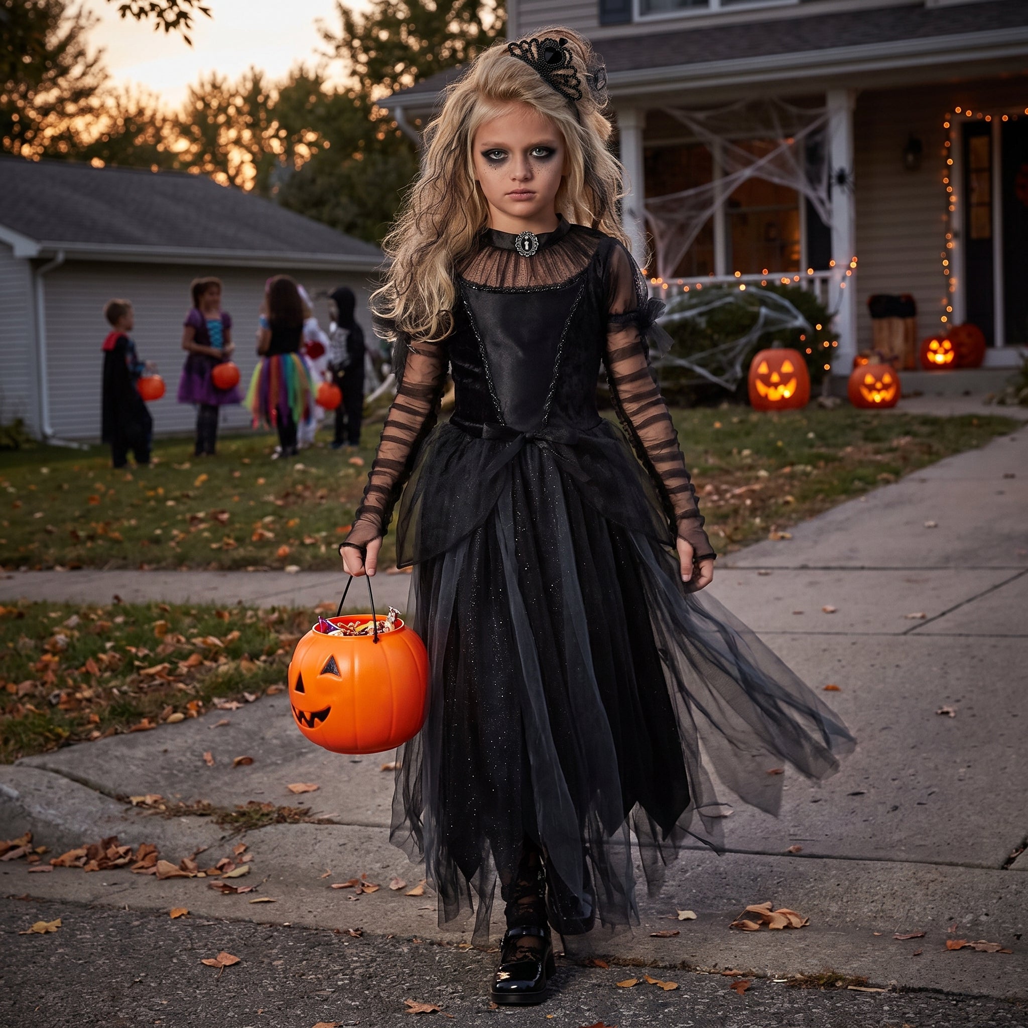 Dark Princess Halloween Costume for Girls