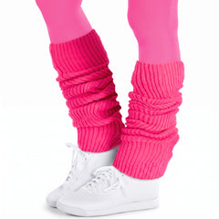 Retro 80s & 90s Neon Pink Leg Warmers