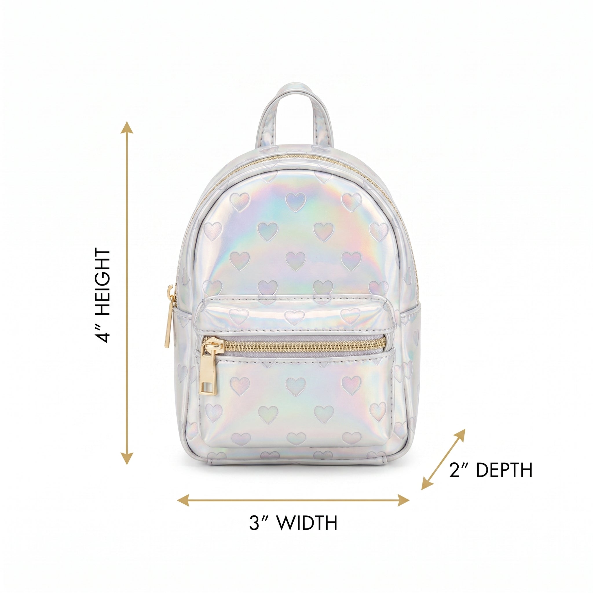 Mini Iridescent Backpack Keychain - Assorted Designs