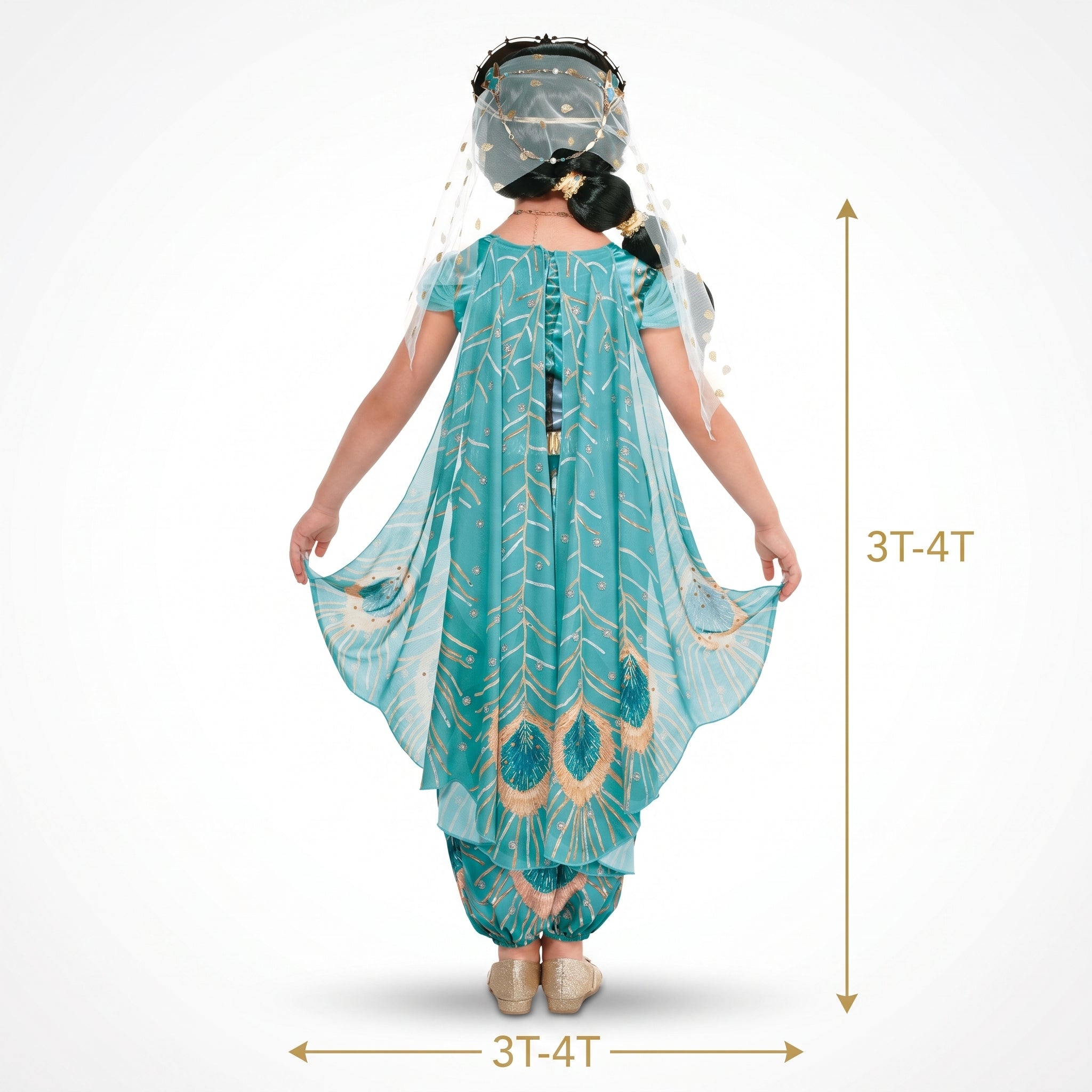 Disney Aladdin Princess Jasmine "Whole New World" Costume for Kids