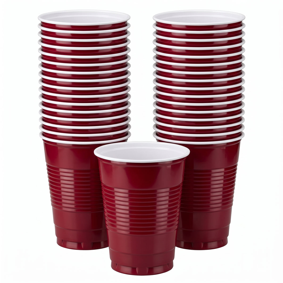 Berry 18oz High-Capacity Solid Plastic Cups