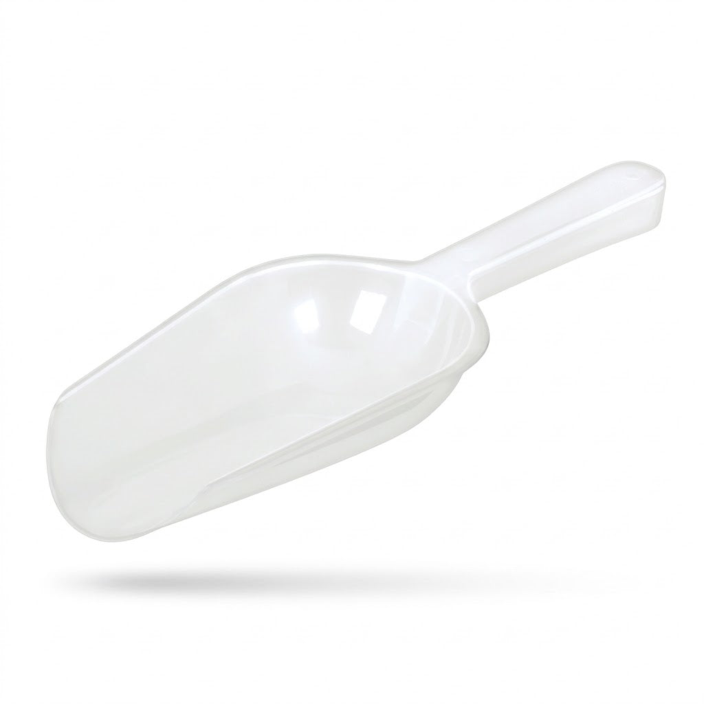 Clear 9-Inch Plastic Ice Scoop
