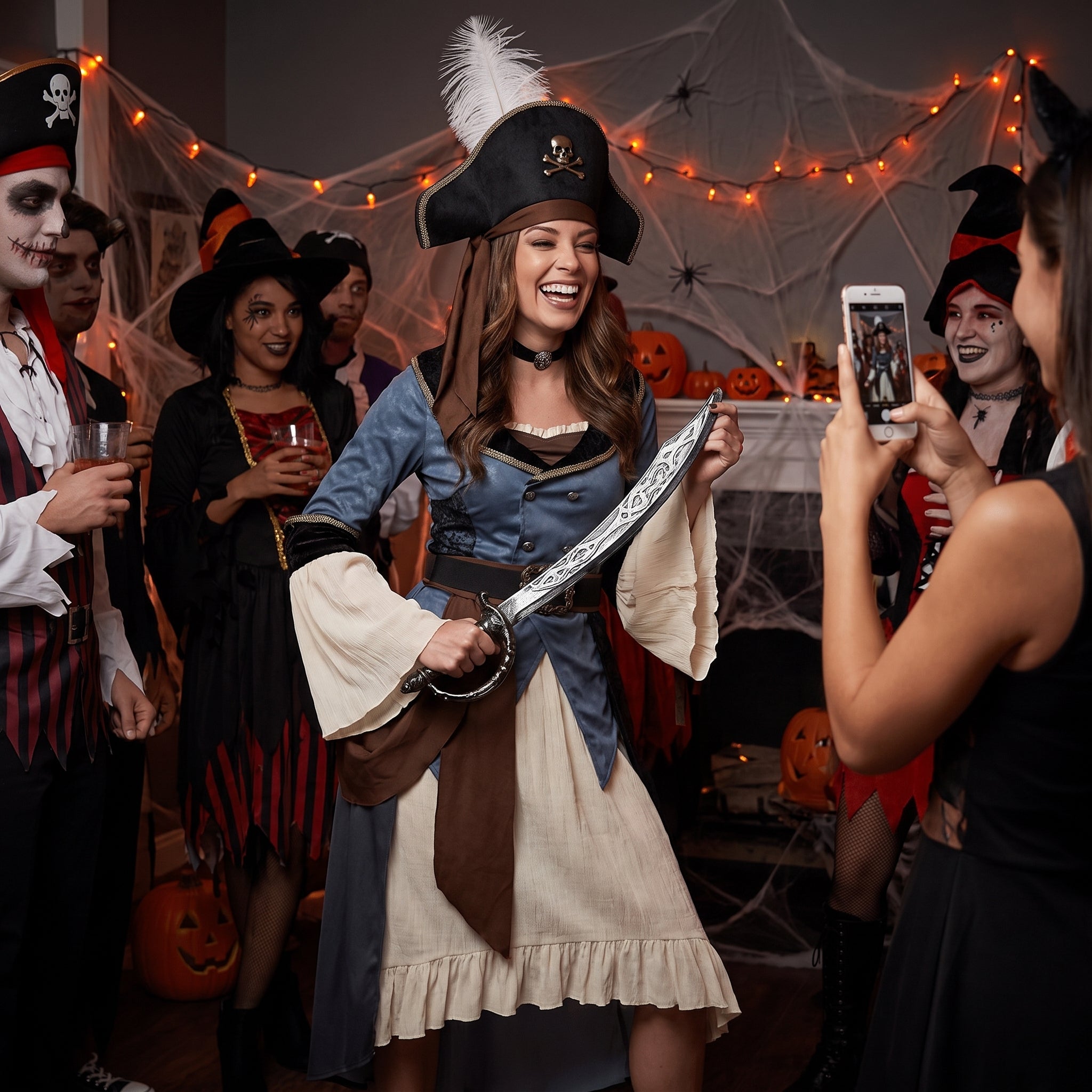 Elegant Posh Pirate Women's Halloween Costume