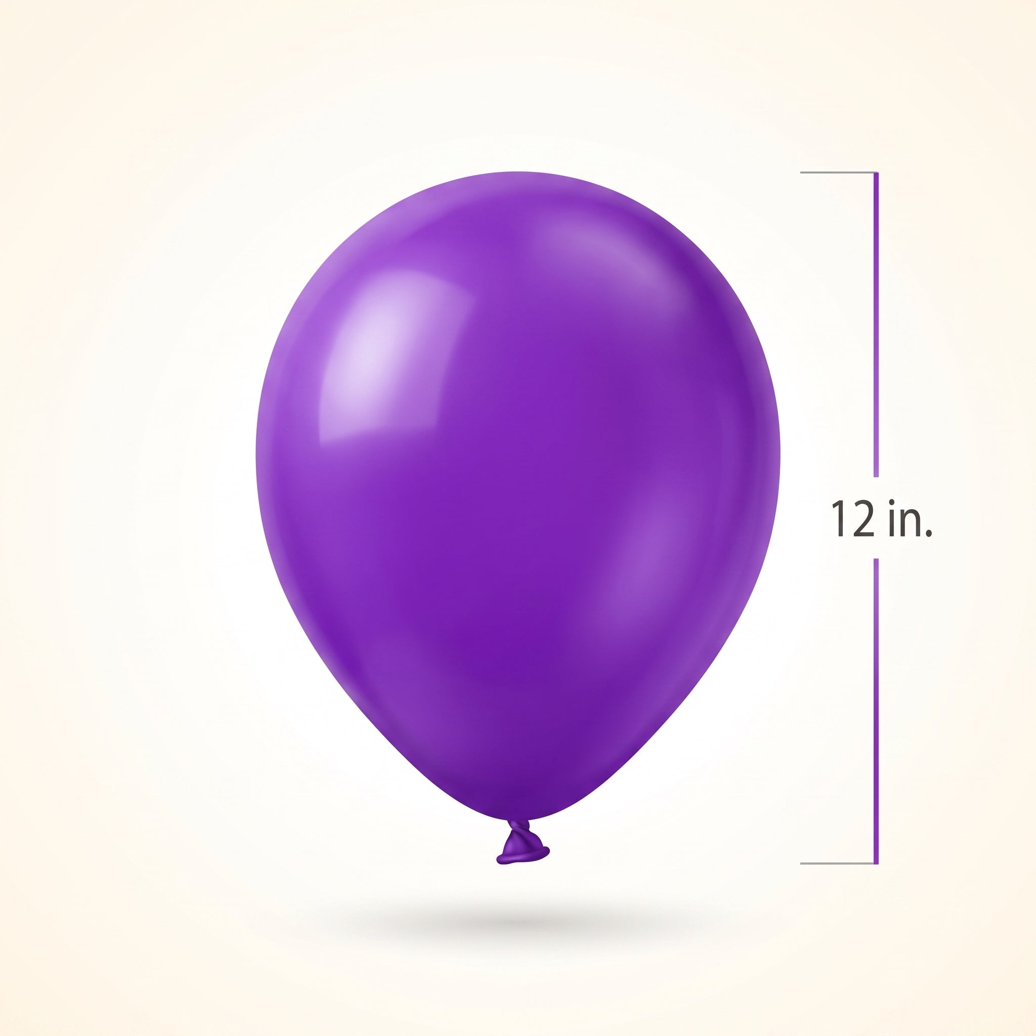 Vibrant Purple Latex Balloons - 12" 72 Pack for Celebrations
