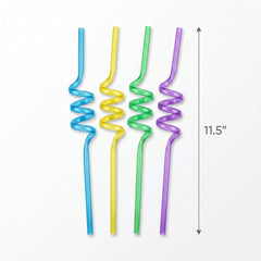 Silly Fun Swirl Straws - Mega Value Pack