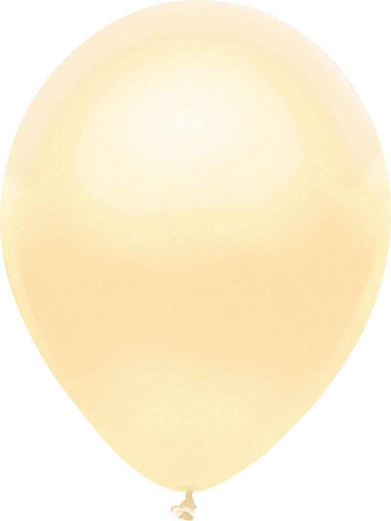 12 In. Ivory Balloons | 72 Count