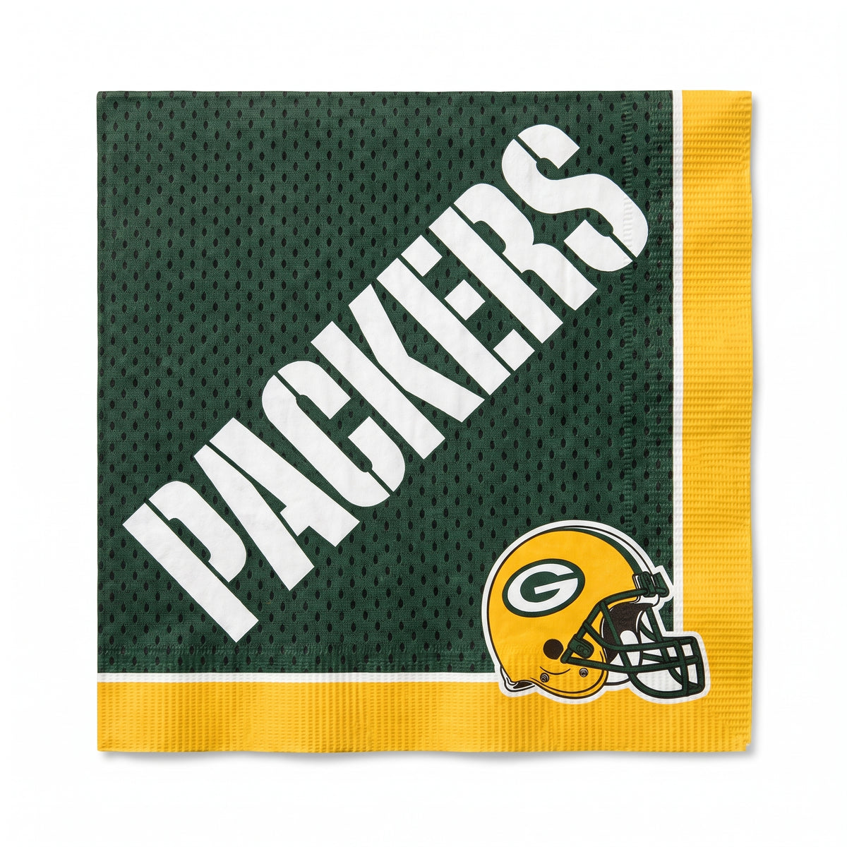 Green Bay Packers NFL Lunch Napkins - 6.5 In. x 6.5 In.