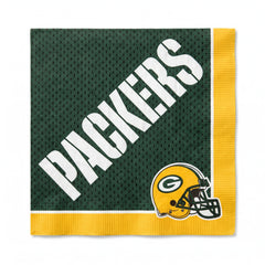 Green Bay Packers NFL Lunch Napkins - 6.5 In. x 6.5 In.