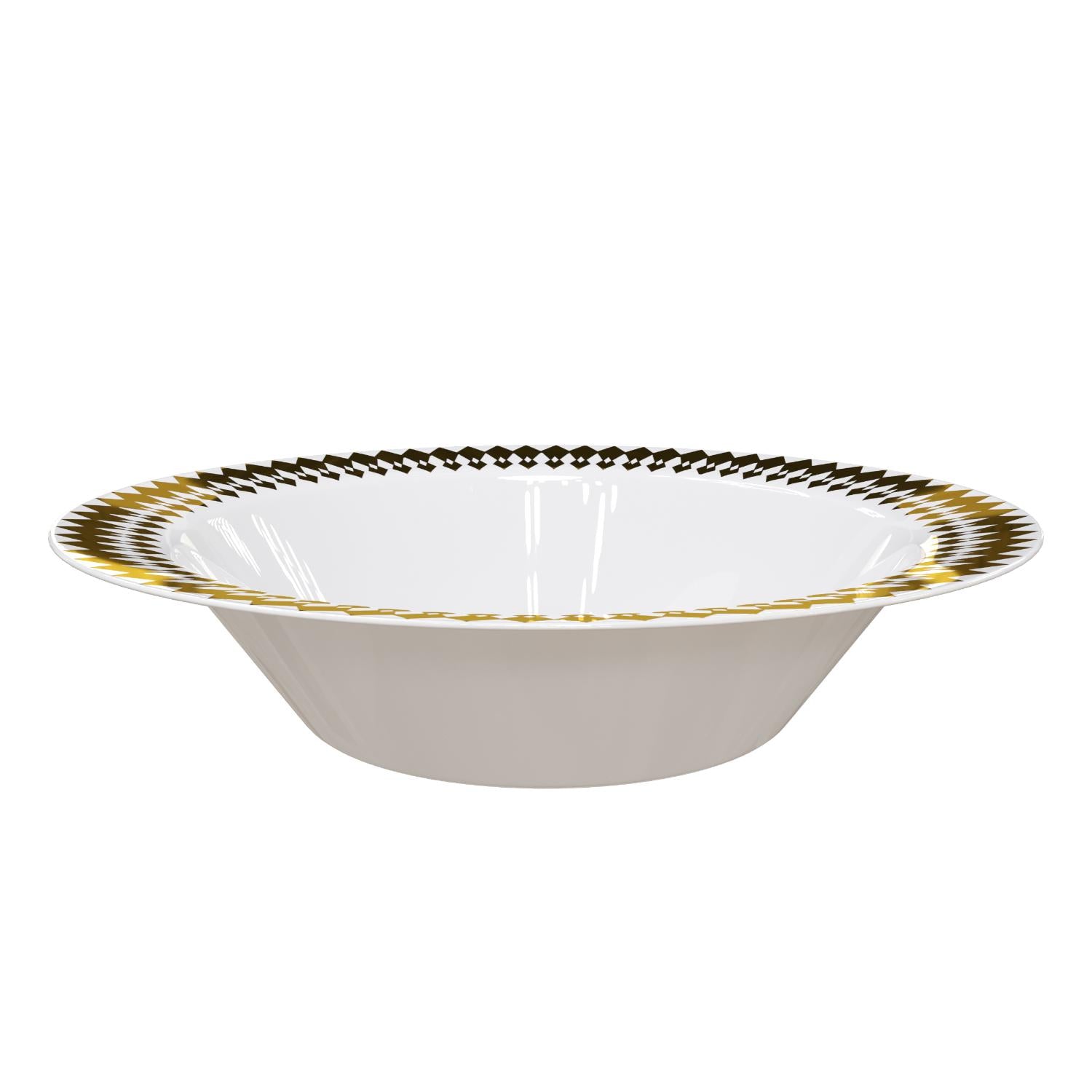 14 Oz. Gold Brilliance Design Bowls | 10 Count