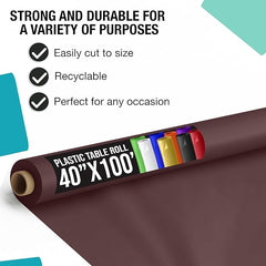 40 In. x 100 Ft. Brown Table Roll